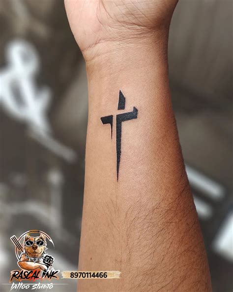 cross tattoo for men